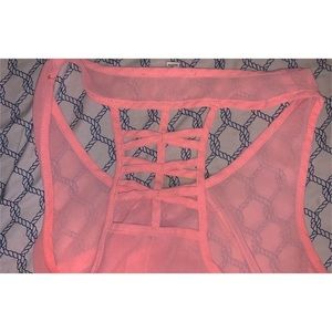 🌺 .•SALE•. Iris sheer pink tank top